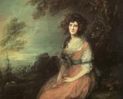 托马斯 庚斯博罗 : Mrs. Richard Brinsley Sheridan